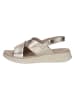 Caprice Leder-Sandalen in Gold