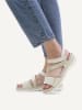 Caprice Leder-Sandalen in Creme