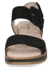 Caprice Leder-Sandaletten in Schwarz