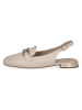 Caprice Leren slingballerina's crème
