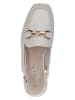 Caprice Leder-Slingballerinas in Creme