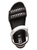Primigi Leder-Sandalen in Weiß/ Schwarz
