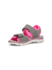 Primigi Leder-Sandalen in Grau/ Pink