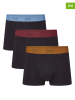 LEE Underwear 3er-Set: Boxershorts "Arin" in Schwarz