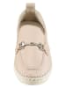 Heine Leder-Slipper in Beige