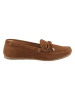 Heine Leder-Slipper in Hellbraun