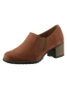 Heine Leder-Ankle-Boots in Hellbraun
