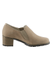 Heine Leder-Ankle-Boots in Beige