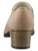 Heine Leder-Ankle-Boots in Beige
