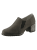 Heine Leder-Ankle-Boots in Anthrazit