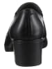 Heine Leder-Ankle-Boots in Schwarz
