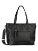 Tom Tailor Shopper "Jamila" in Schwarz - (B)43,5 x (H)32 x (T)13 cm