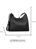 Tom Tailor Umhängetasche "Solene" in Schwarz - (B)34 x (H)29 x (T)10,5 cm