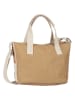 TOM TAILOR Denim Handtas "Jada" lichtbruin/beige - (B)26,5 x (H)18 x (D)9 cm