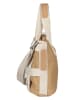 TOM TAILOR Denim Handtas "Jada" lichtbruin/beige - (B)26,5 x (H)18 x (D)9 cm