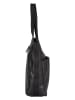TOM TAILOR Denim Schoudertas "Jelena" zwart - (B)33 x (H)35 x (D)12 cm
