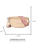 TOM TAILOR Denim Brustbeutel "Rosie" in Beige - (B)25 x (H)16 x (T)9,5 cm