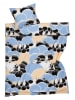 Moomin Bettwäsche-Set "Pebbles" in Hellblau/ Schwarz