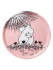 Moomin Taca "Love" w kolorze jasnoróżowo-białym - Ø 35 cm