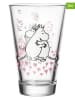 Moomin Szklanki (2 szt.) "Love" w kolorze jasnoróżowo-białym - 300 ml