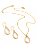 Pierres de Jade 2-delige sieradenset: ketting en oorhangers