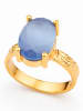 Pierres de Jade Vergold. Ring mit Edelsteinen