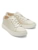 TOMS Leder-Sneakers in Creme/ Gold