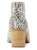 TOMS Leren sleehakenkellaarzen crème/zwart