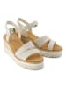 TOMS Sleehaksandalen crème