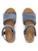 TOMS Keilsandaletten in Blau