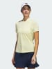 adidas Koszulka polo "Ultimate365 Diamond Jacquard" w kolorze żółtym do golfa