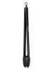 Mustang. Szczypce grillowe "Black Line" w kolorze czarnym - wys. 44 cm