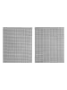 Mustang. 2-delige set: grillmatten grijs - (L)40 x (B)48 cm