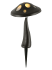 Tarmo Solarna lampa dekoracyjna w kolorze czarnym - wys. 21 cm
