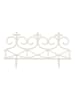 Tarmo 4er-Set: Beet-Umrandungen in Weiß - (B)60 x (H)32,5 x (T)4 cm