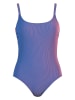 Naturana Badeanzug in Blau/ Pink