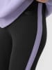 4F Legginsy w kolorze czarno-fioletowym