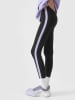 4F Legginsy w kolorze czarno-fioletowym