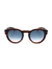 David Beckham Herren-Sonnenbrille in Braun/ Hellblau
