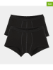 Sloggi 2er-Set: Boxershorts "24/7" in Schwarz