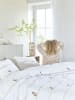 Marjolein Bastin Renforcé beddengoedset "Thrush" wit/beige