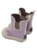 mikk-line Gummistiefel in Lila/ Beige
