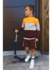 Tygo & Vito Sweatshirt "Scott" in Orange/ Grau/ Bordeaux
