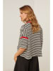 Joséfine Shirt "Laurys" in Schwarz/ Weiß