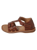 vertbaudet Leren sandalen bruin