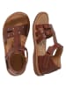 vertbaudet Leren sandalen bruin