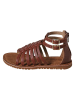 vertbaudet Leren sandalen bruin