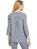 Tom Tailor Blouse donkerblauw/crème