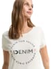 TOM TAILOR Denim 2er-Set: Shirts in Grau/ Weiß