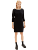 TOM TAILOR Denim Kleid in Schwarz